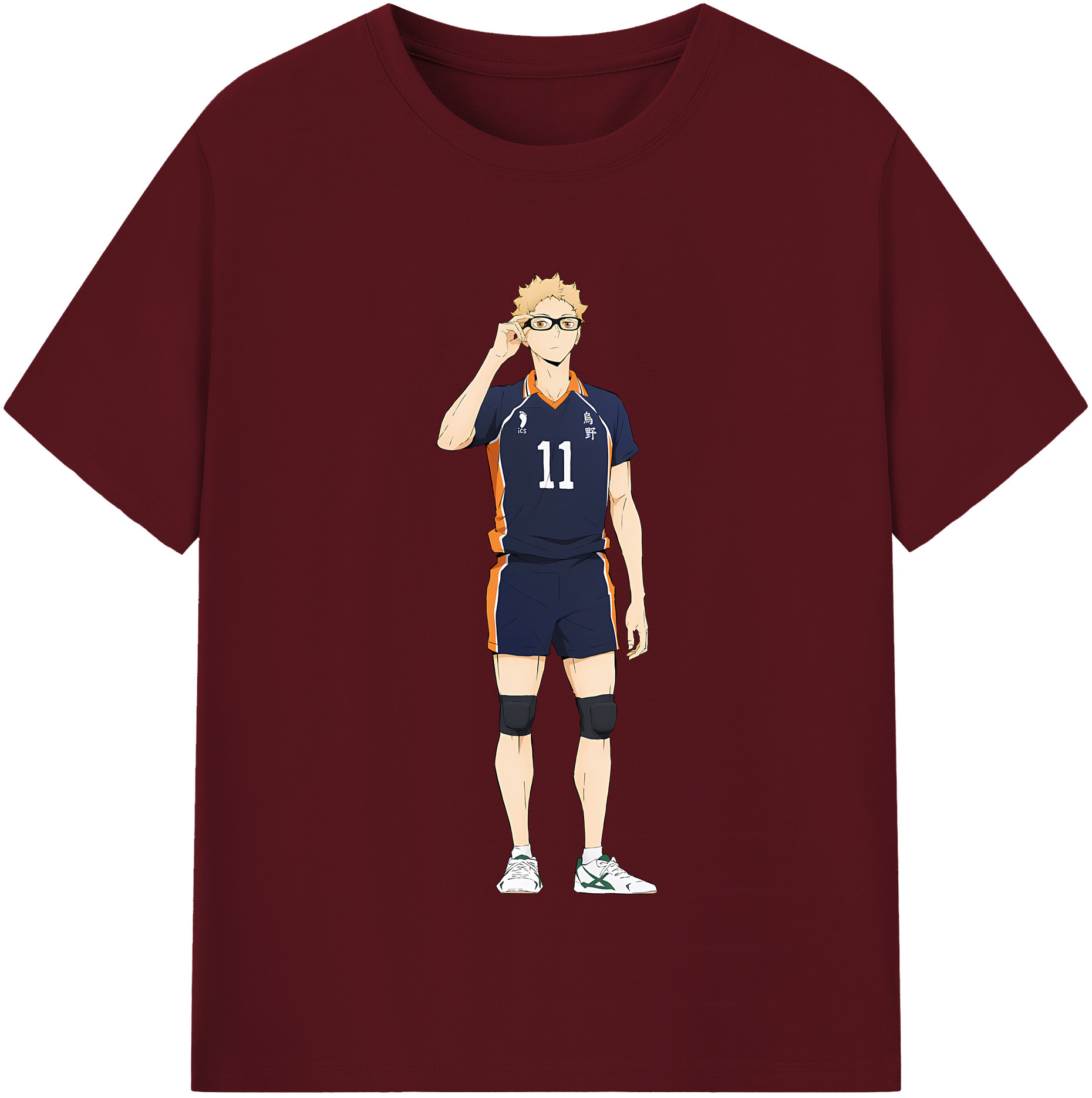 （画像用） ハイキュー!! Haikyu!! 綿100％半袖Tシャツ（フロントプリント）